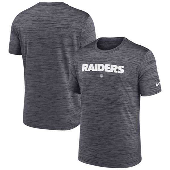 Men's Las Vegas Raiders Black Velocity Performance T-Shirt